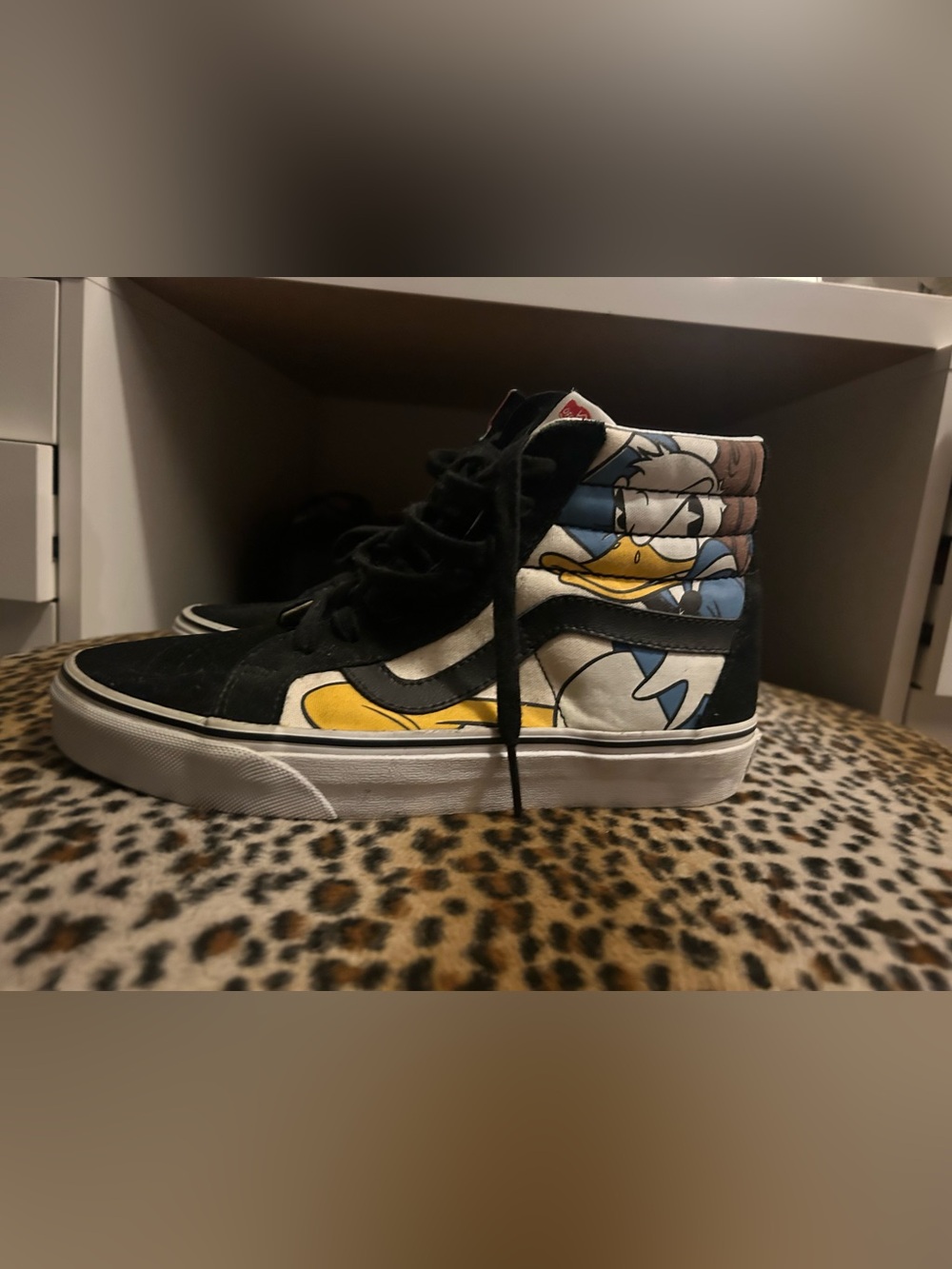 Vans Sk8-Hi Disney High-Top Sneakers - Black/White/Yellow/Blue